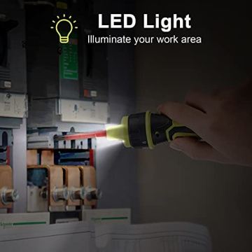 Insulated Electric Screwdriver Set with Rechargeable Battery