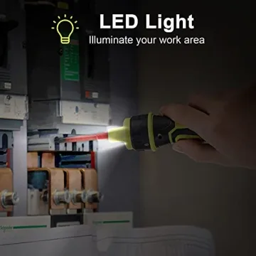 Insulated Electric Screwdriver Set with Rechargeable Battery