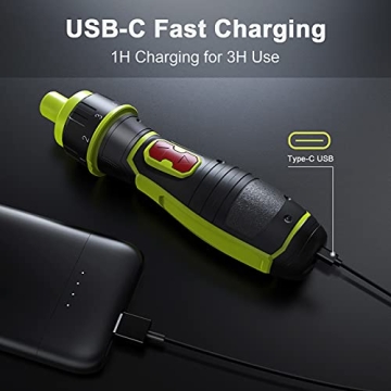 Insulated Electric Screwdriver Set with Rechargeable Battery