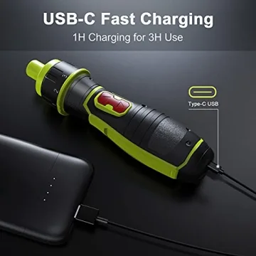 Insulated Electric Screwdriver Set with Rechargeable Battery