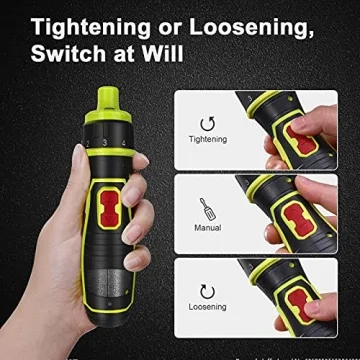 Insulated Electric Screwdriver Set with Rechargeable Battery