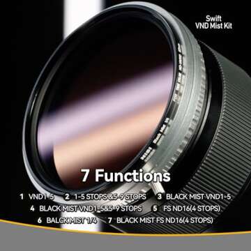 NiSi 67mm Swift System VND Mist Kit for Photographers