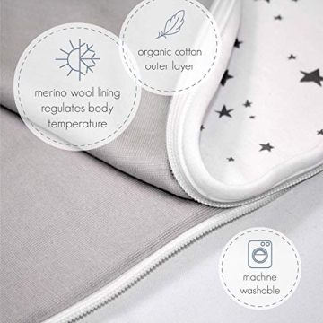Woolino Ultimate Baby Sleep Sack for All Seasons