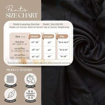 B BANGKOK PANTS Women's Plus Size Harem Pants Jumpsuit Hippie Clothes (Black Classic, 16-20 Plus)