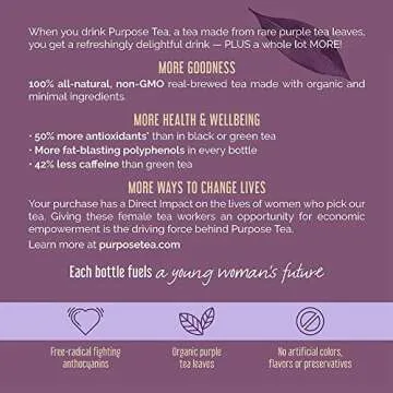 Purpose Tea - Natural Brewed Organic Iced Tea Variety Pack