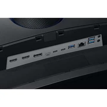 SAMSUNG 49" S95UA Super Ultrawide Dual QHD Monitor, 4ms, QLED, HDR400, USB-C, USB Hub, 120Hz, Height Adjustable Stand, LS49A950UINXZA, 2022, Charcoal Black