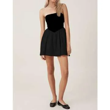 MISSACTIVER Women's Off-Shoulder Mini Dress for Summer Events