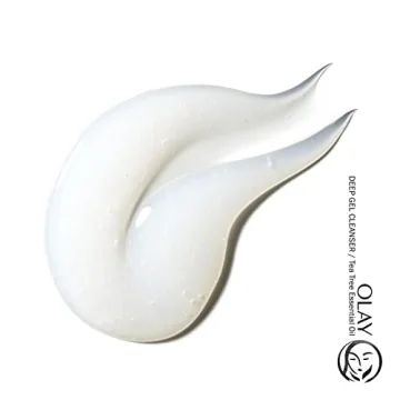 Olay Deep Clean Tea Tree Gel Cleanser 16 Oz for Flawless Skin