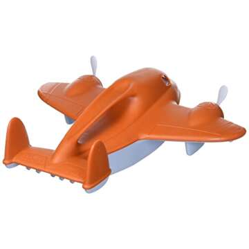 Green Toys Eco-Friendly Fire Plane - Water & Bath Toy for Kids