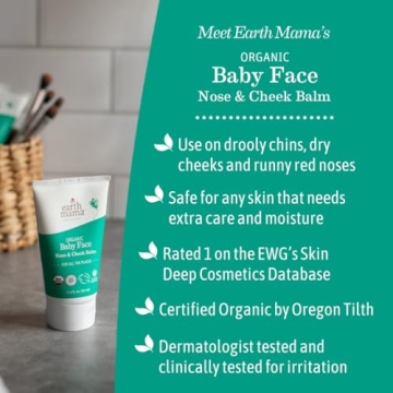 Earth Mama Organic Baby Face Balm | Natural Skin Care Solution