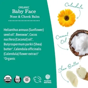 Earth Mama Organic Baby Face Balm | Natural Skin Care Solution