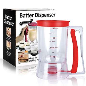 BBSTARZ Batter separator Cupcakes Pancakes Cookie Cake Waffles Batter Dispenser cookie separator bat...