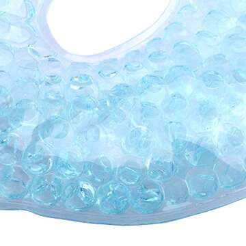 Cold Ice Face Mask Pack - Eye Cooling Gel Bead Mask for Puffy Eyes, Sinuses, Migraine Headache Relief, Dark Circles, Dry Eye - Adjustable, Reusable