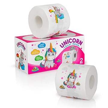 Whimsical Unicorn Toilet Paper for Kids - Perfect for Potty Training and Gag Gifts!