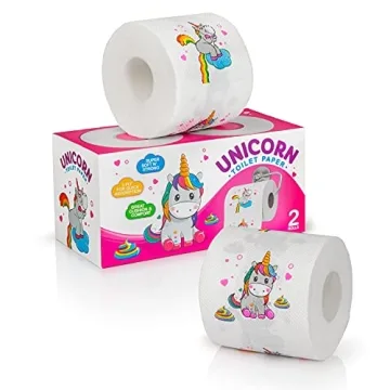 Whimsical Unicorn Toilet Paper for Kids - Perfect for Potty Training and Gag Gifts!