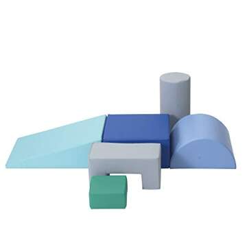 Children's Factory Climb & Play 6 Piece Set for Toddlers, Baby Climbing Toys, Indoor Play Equipment for Homeschool/Classroom/Playroom, Contemporary