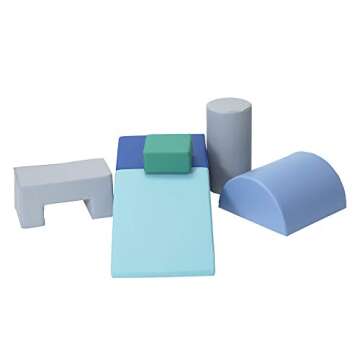 Children's Factory Climb & Play 6 Piece Set for Toddlers, Baby Climbing Toys, Indoor Play Equipment for Homeschool/Classroom/Playroom, Contemporary