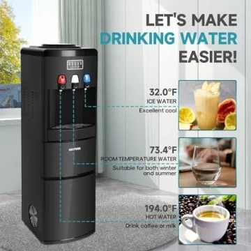 ICEPURE 3-in-1 Water Cooler Dispenser for All Needs