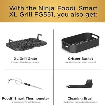 Smart 6-in-1 Ninja Indoor Grill & Air Fryer