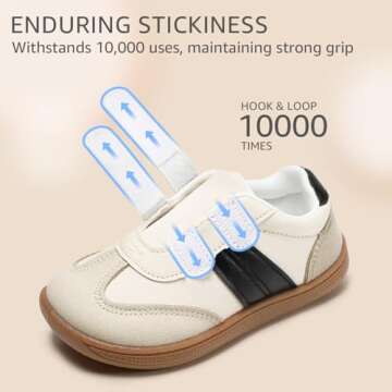 STQ KIDS Toddler Wide Toe Box Barefoot Shoes