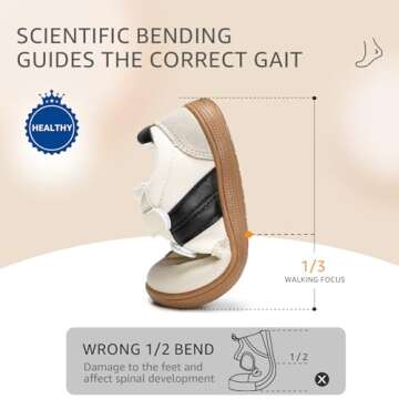 STQ KIDS Toddler Wide Toe Box Barefoot Shoes