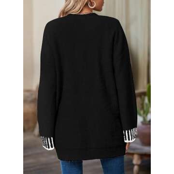 SHEWIN Cozy Women's Open Front Cardigan Sweater