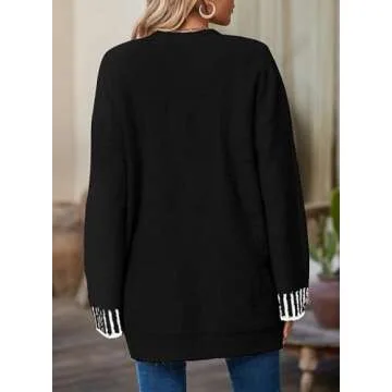 SHEWIN Cozy Women's Open Front Cardigan Sweater