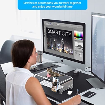 Beimu Acrylic Laptop Stand for Ergonomic Workspace