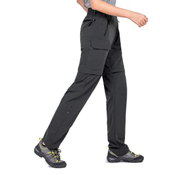 Wespornow Women's Hiking Pants Convertible Zip-Off Quick-Dry