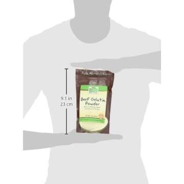 NOW Foods Beef Gelatin Powder,16-Ounce(Pack of 2)