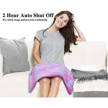 ZXU Pink Heating Pad - 12" x 24" XL for Pain Relief