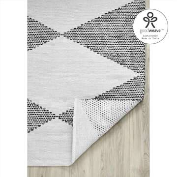 Fab Habitat Eco-Friendly Washable Area Rug - Stain Resistant