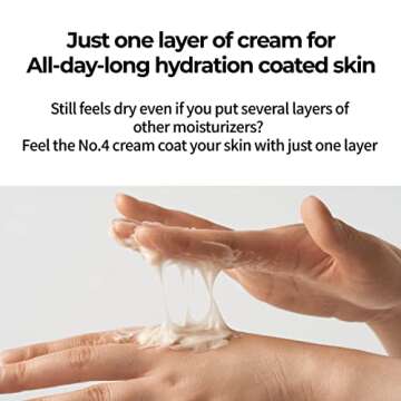 numbuzin No.4 Cream | Full-Nutrient Firming Cream | Skin Elasticity, Wrinkle Care, Anti-aging, Deeply Nourishing, Hydration | Red Ginseng, Panthenol, Niacinamide, Bifida | 2.02 fl. oz.