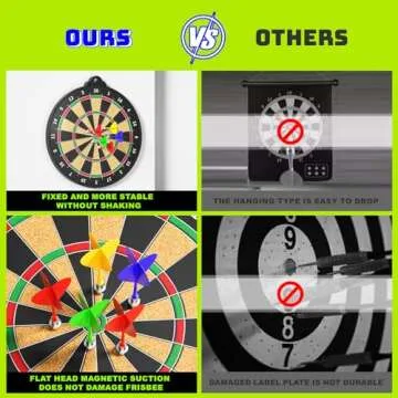 Magnetic Dart Board for Kids - Fun Indoor/Outdoor Game