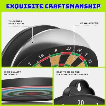 Magnetic Dart Board for Kids - Fun Indoor/Outdoor Game