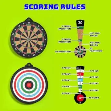 Magnetic Dart Board for Kids - Fun Indoor/Outdoor Game
