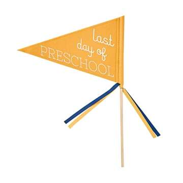 Mud Pie Back to School Pennant Set, Multicolor