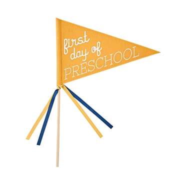 Mud Pie Back to School Pennant Set, Multicolor