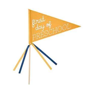 Mud Pie Back to School Pennant Set, Multicolor