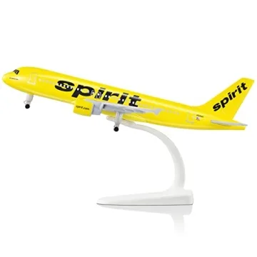 Shop the Lose Fun Park 1/300 Scale American Spirit Airlines A320 Model for Aviation Lovers