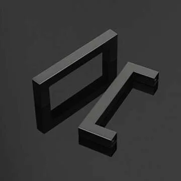 Stylish Black Cabinet Handles | Probrico 10 Pack