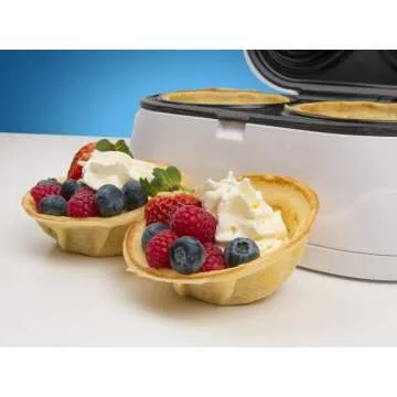 StarBlue Double Waffle Bowl Maker for Ice Cream