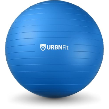 URBNFit Exercise Ball - Yoga Ball in Multiple Sizes for Yoga, Pilates, Pregnancy, Stability - Anti-B...
