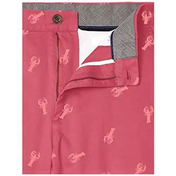 Amazon Essentials Men's Classic-Fit 7" Chino Short, Red Lobster, 33