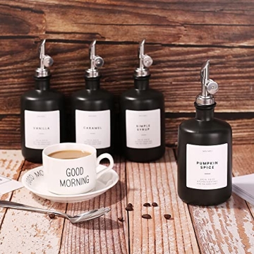 Stylish Ceramic Oil and Vinegar Dispensers Set of 2