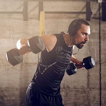 RitFit 35LB Dumbbells for Home Gym Strength Training