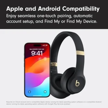 Beats Solo 4 Wireless Headphones - Jet Black - USB-C Charging