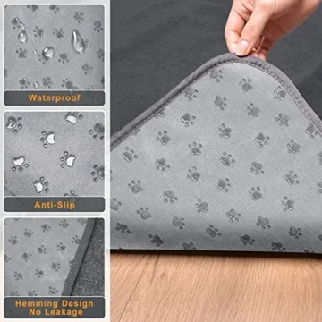 LOOBANI Extra Large Reusable Dog Mat for Floor Protection