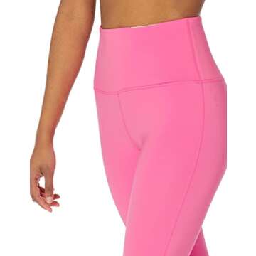 Amazon Essentials Workout Leggings for Women, High-Rise Active Sculpt Athleisure, Available in Plus Size, Bright Pink, Small