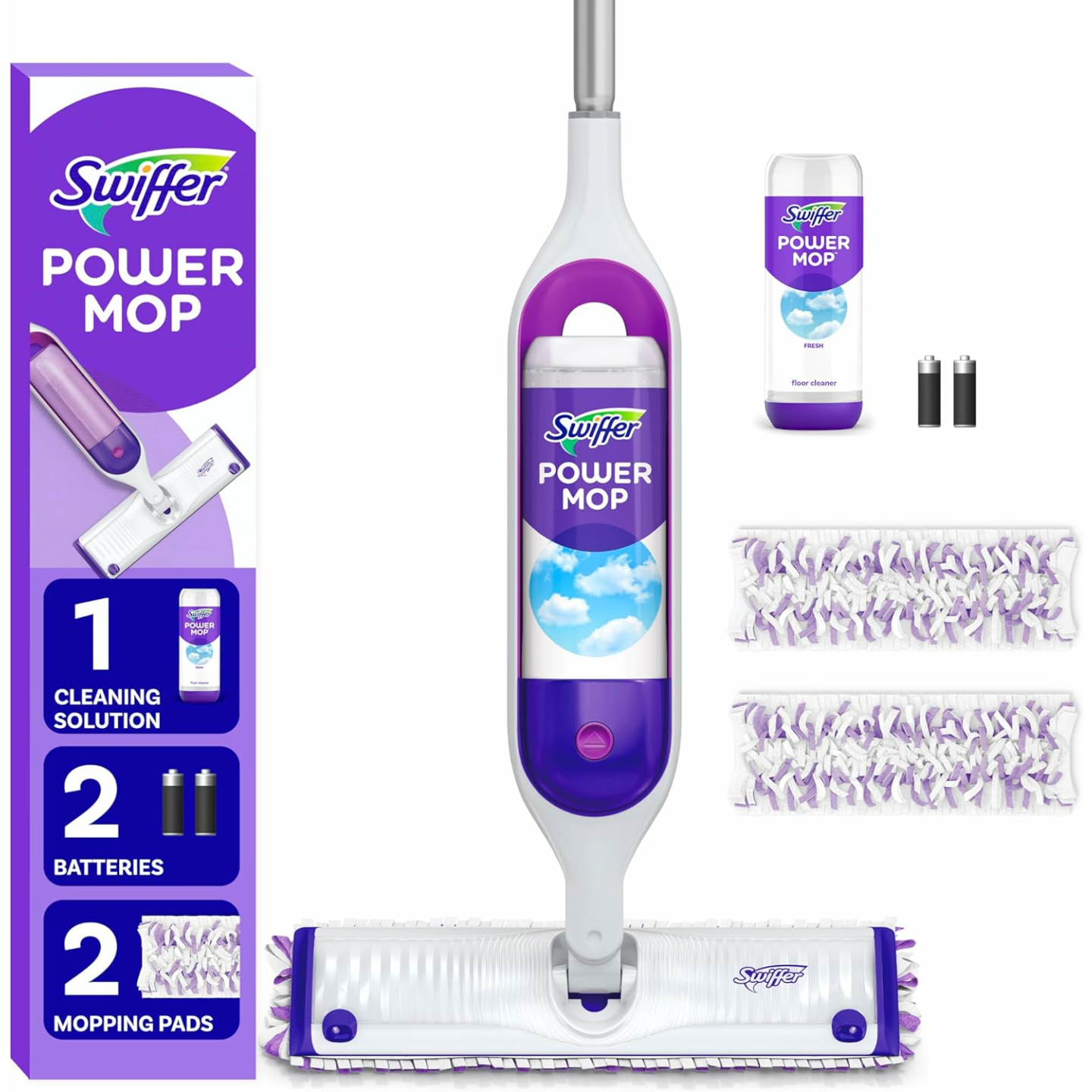 Swiffer PowerMop Cleaning Kit with Fresh Scent